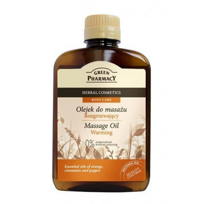 HUILE DE MASSAGE ORANGE, CANNELLE, POIVRE NOIR 200ML